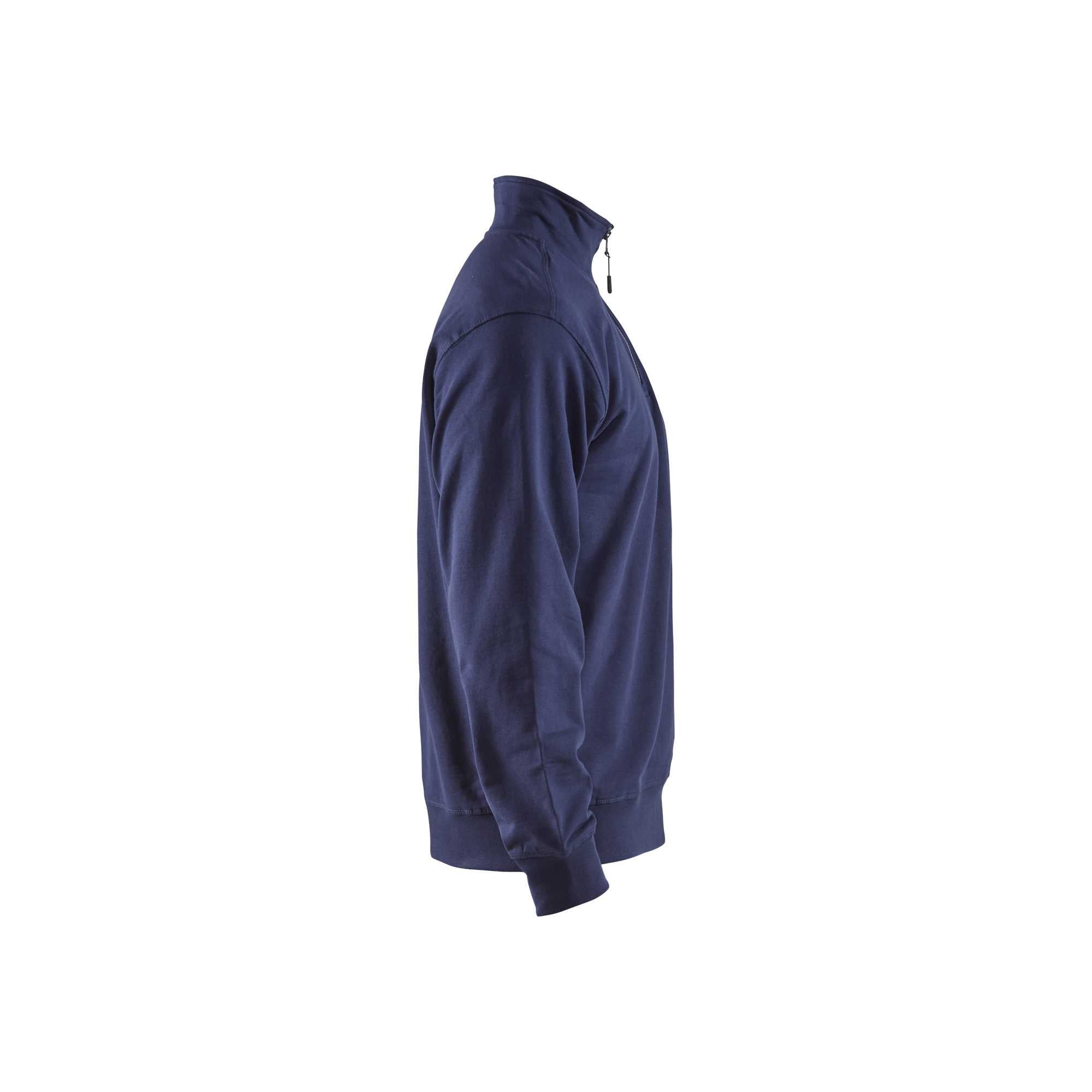 BLAKLADER 33691158 Sweatshirt with Half Zip Work Sweatshirt MEN - 100% Cotton